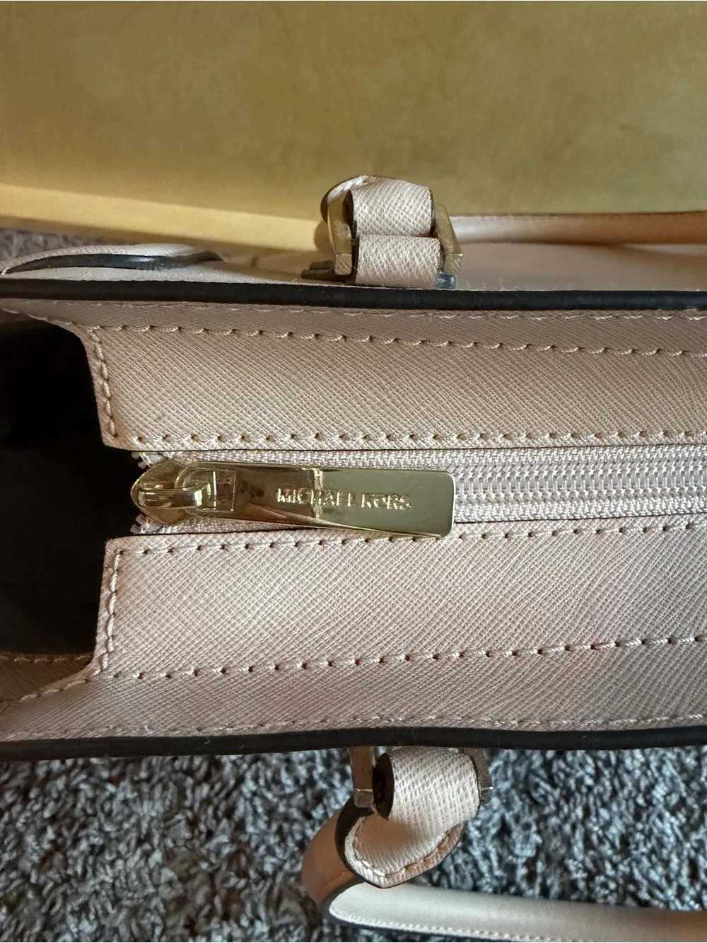 Michael Kors Ayden Blush Pink Leather Tote